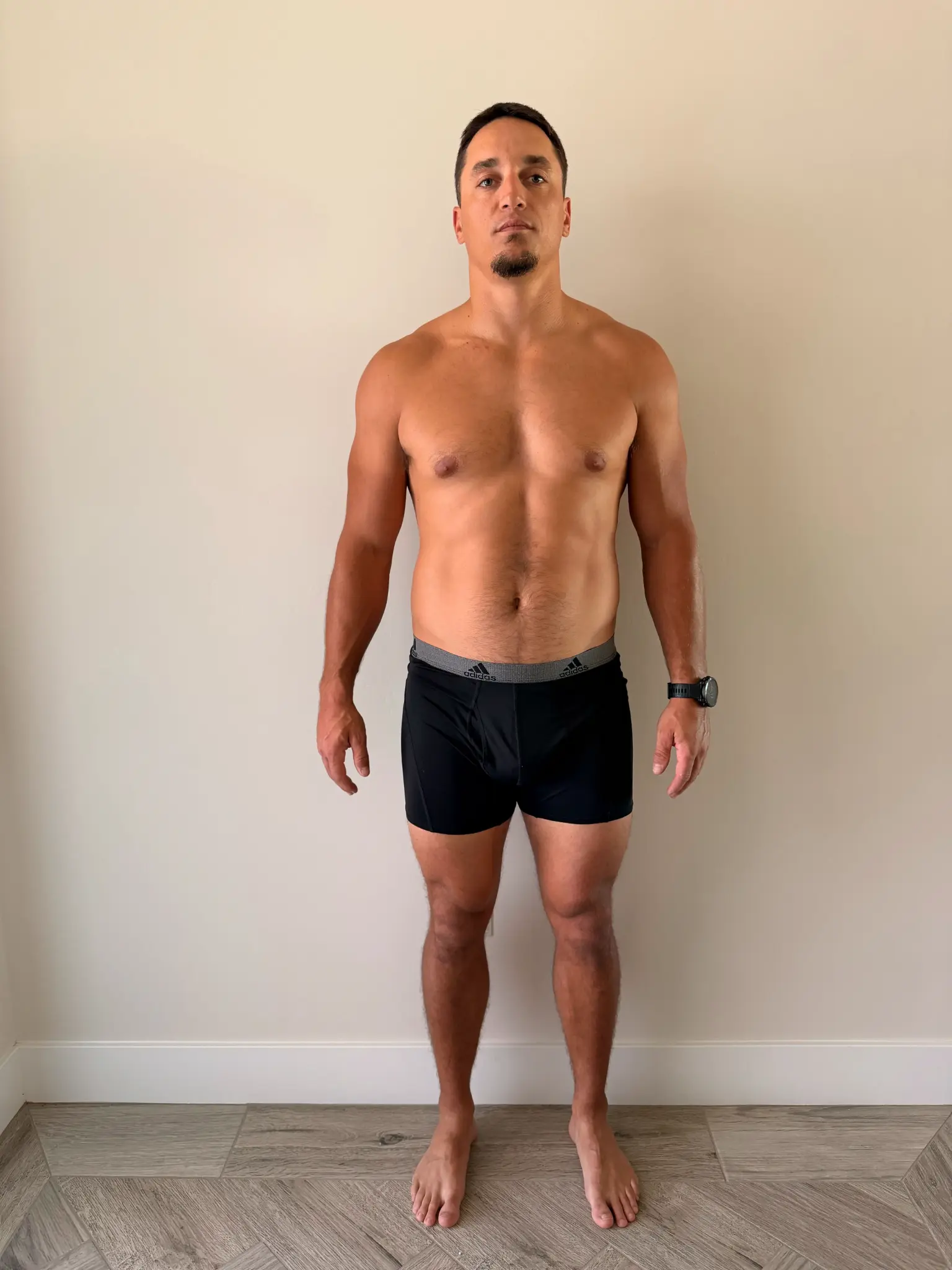 Front progress photo example