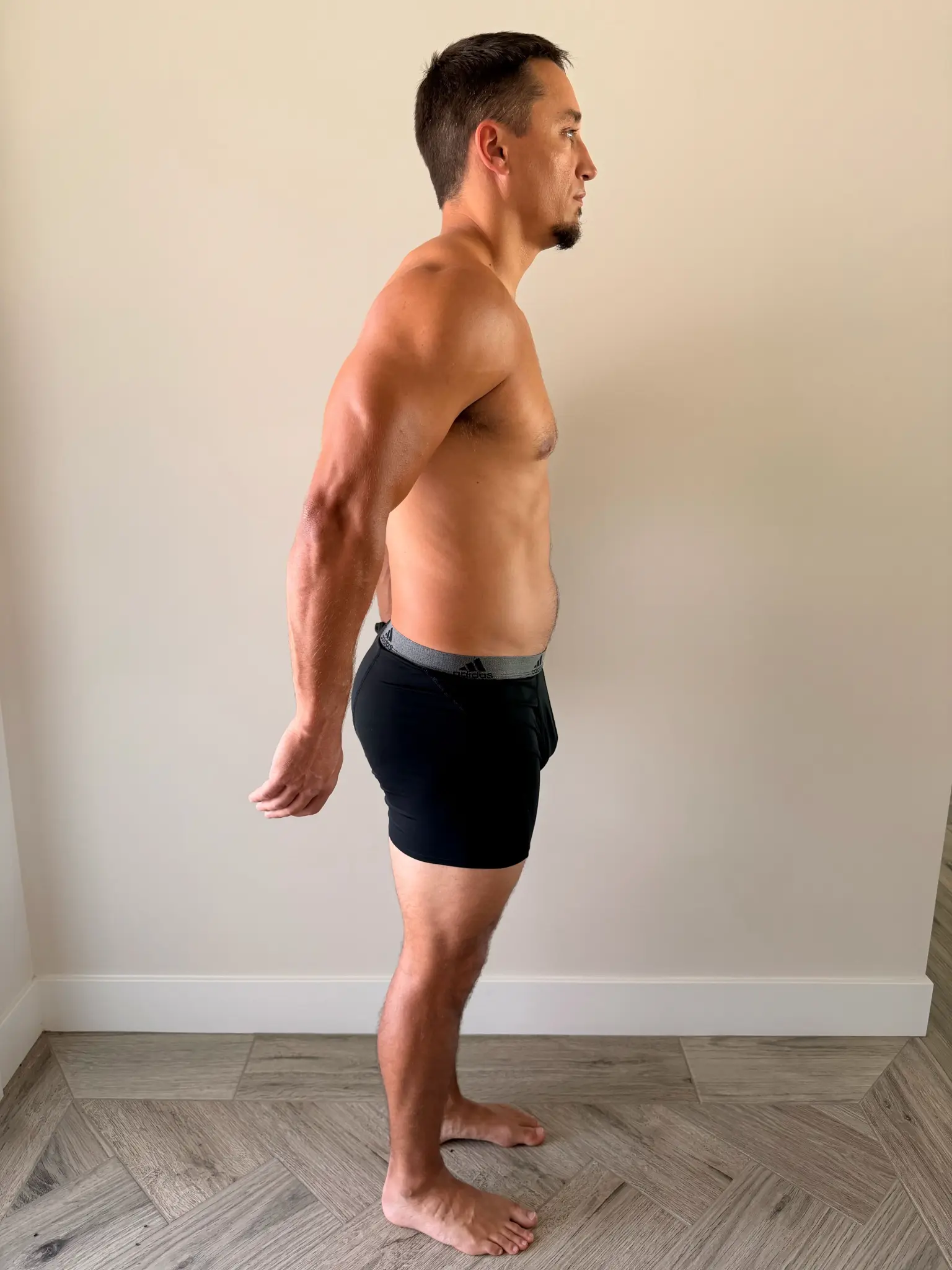 Side progress photo example